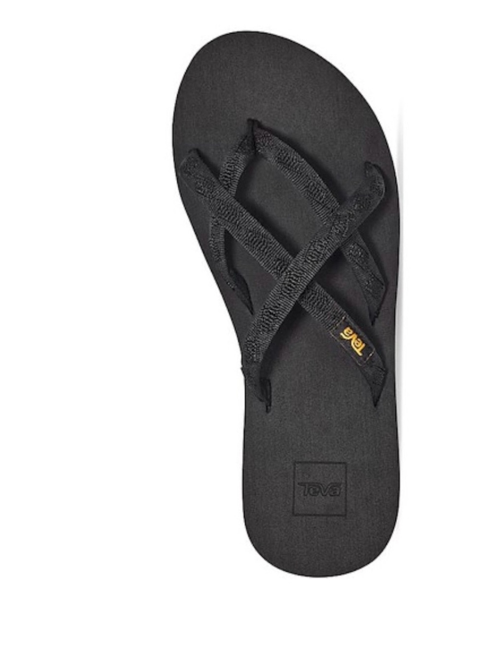 Teva Olowahu - Women's Black Crisscross Strap Sandal- size 6